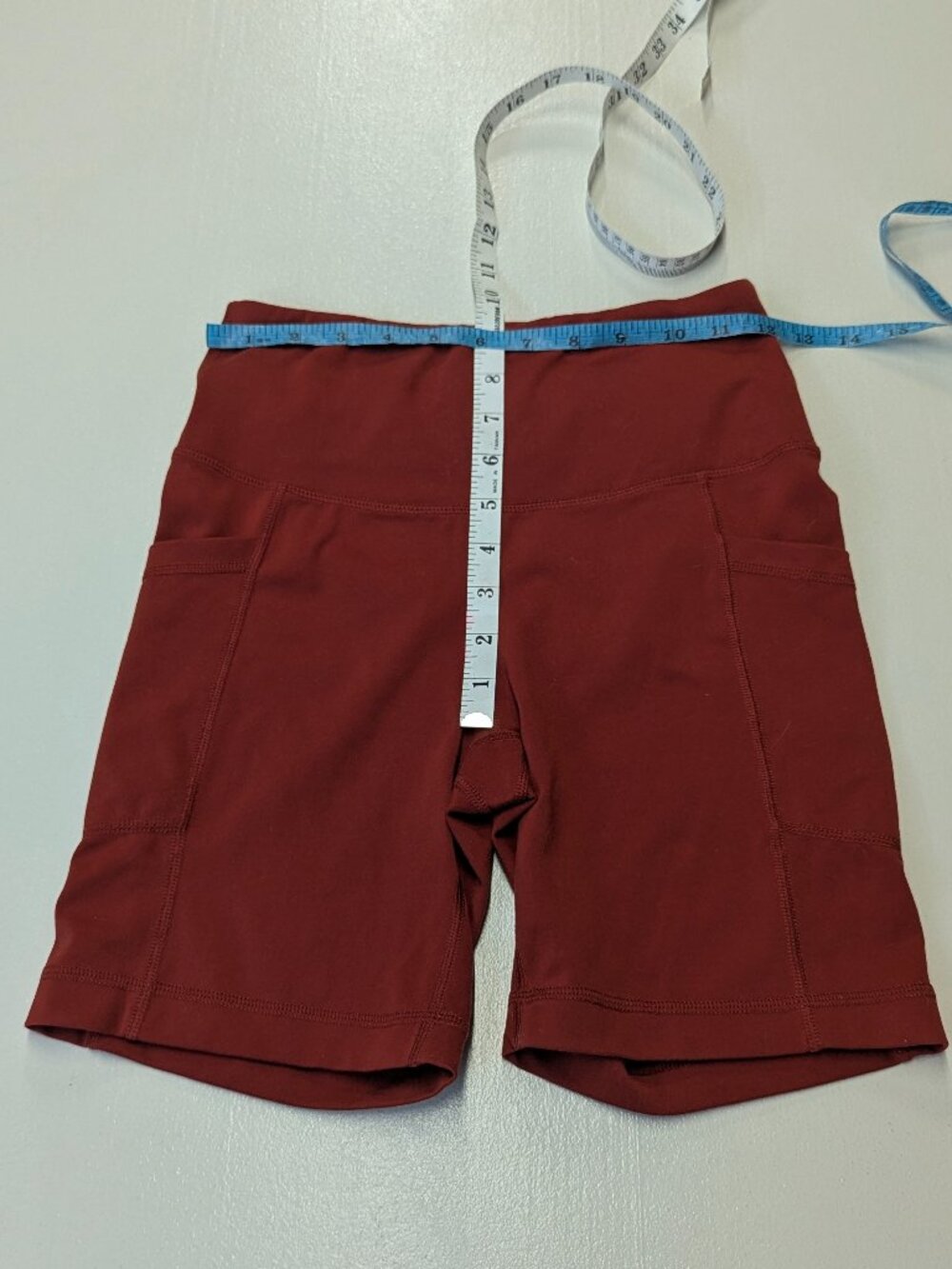 Yogalicious and Jessica Simpson Size S Biker Shorts Rust and Taupe - Picture 8 of 9